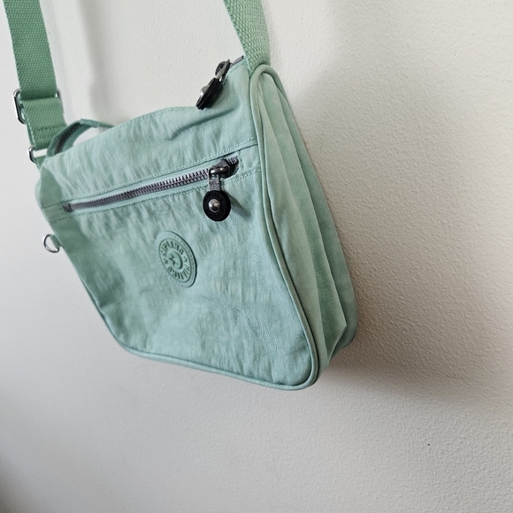 Kipling Callie Shoulder Crossbody Bag Fern Green Tonal Small - Picture 3 of 11